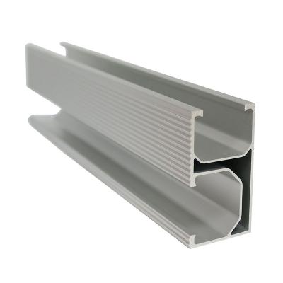 Solar panel mounting rail